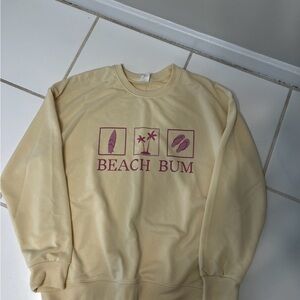 Beach Bum Cream Sweater